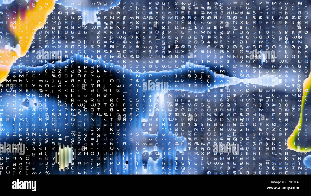 La tecnologia avveniristica 10616 dello schermo Foto Stock