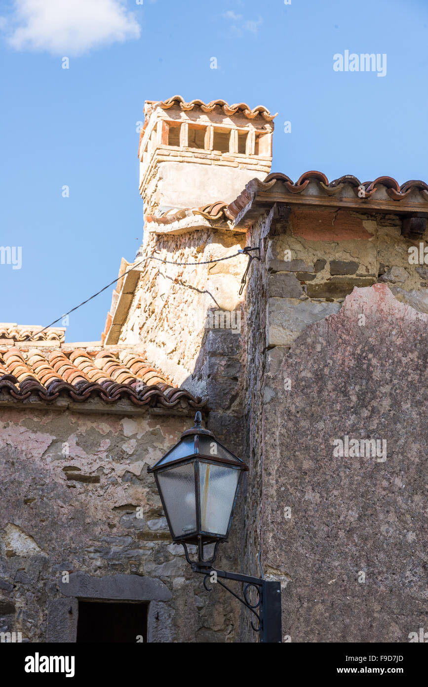 Gli edifici in pietra nella città vecchia Foto Stock