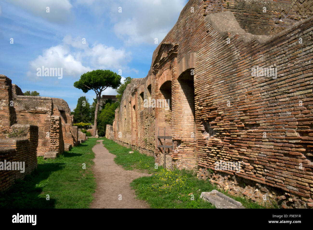 Antico porto romano di Ostia (Roma, Italia, Europa Foto stock - Alamy