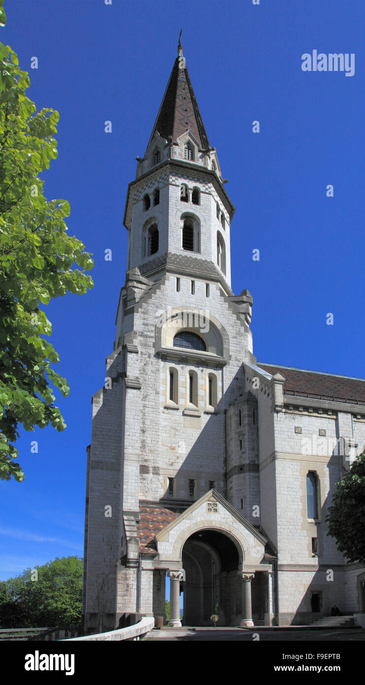 Francia Rhône-Alpes Annecy Basilique de la Visitazione basilica Foto Stock