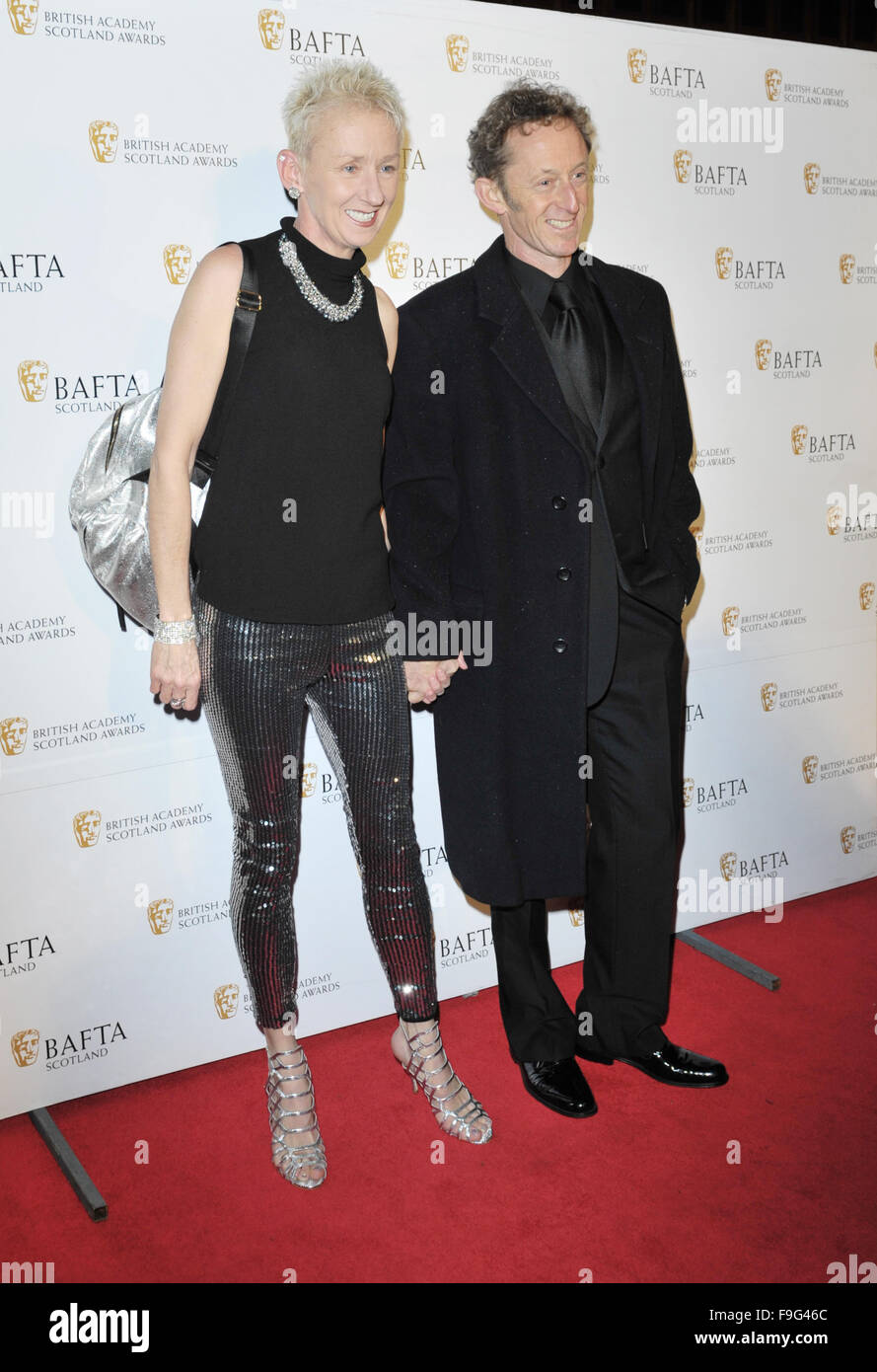 Le stelle e gli ospiti arrivano per il 2015 BAFTA Awards Scozia a Glasgow. Dotato di: Muriel grigio in cui: Glasgow, Regno Unito quando: 15 Nov 2015 Foto Stock