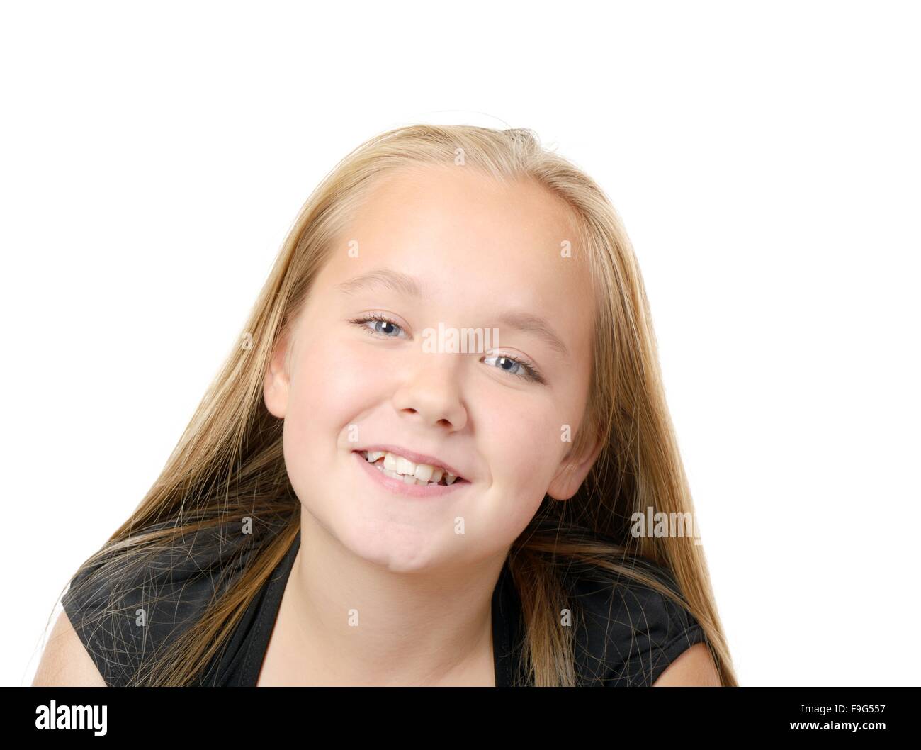 Funny bambina Foto Stock