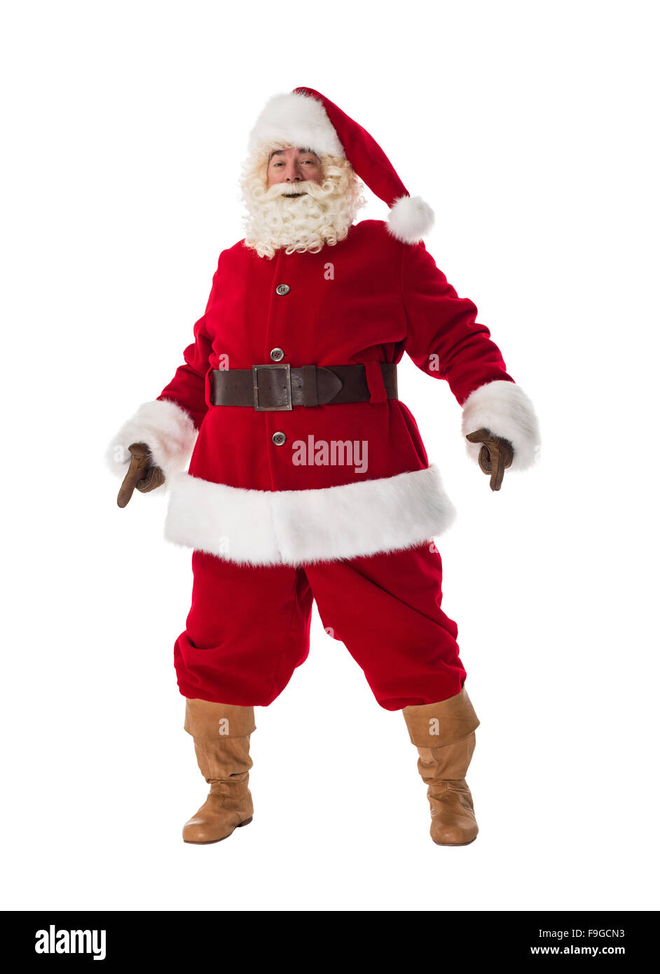 Santa Claus ritratto completi Foto Stock