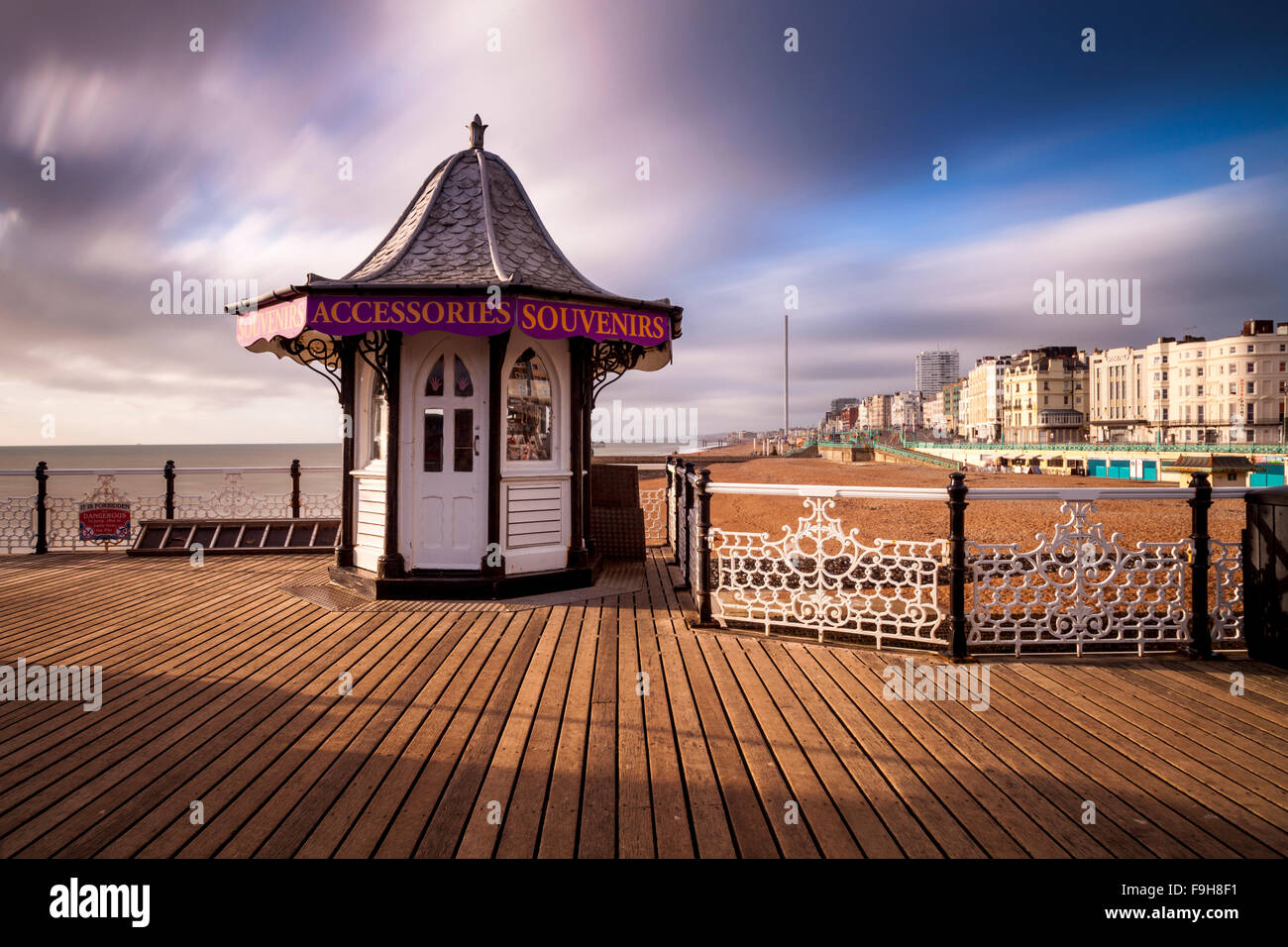 Il Brighton Pier e Brighton, Sussex, Regno Unito Foto Stock