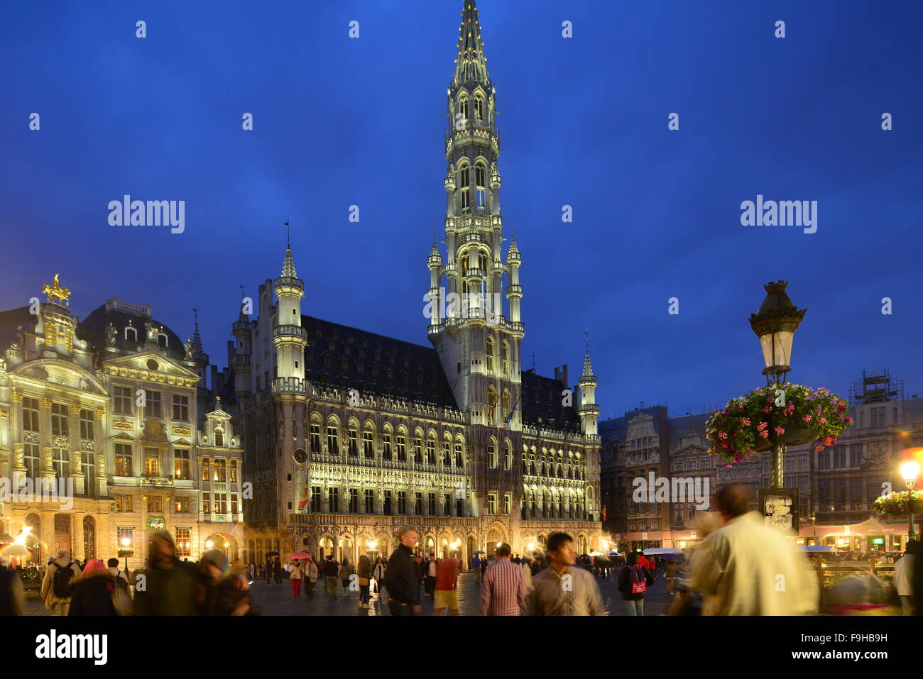 La grande piazza di Bruxelles, Belgio Foto Stock