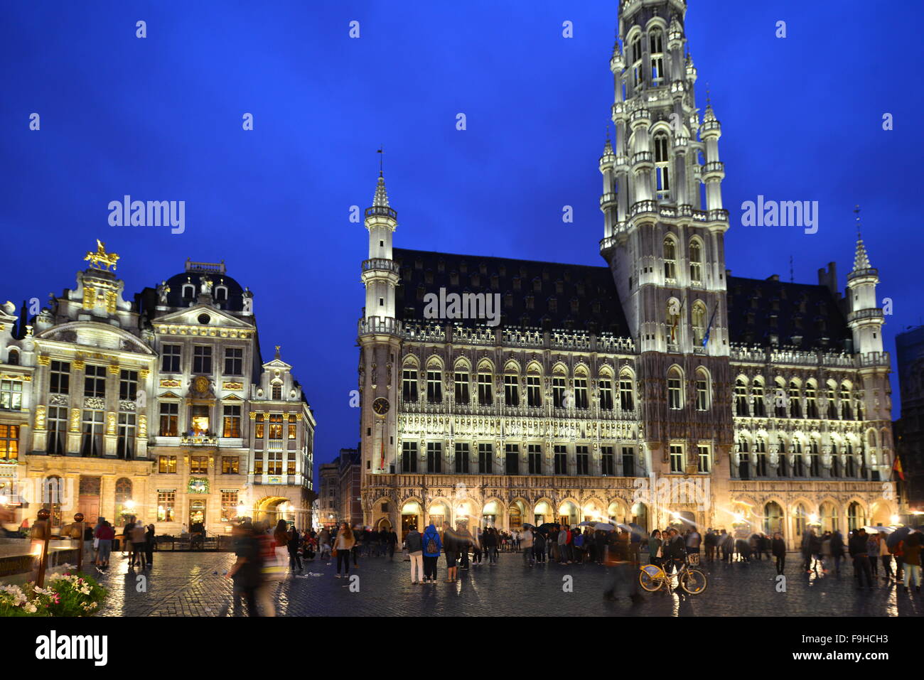 La grande piazza di Bruxelles, Belgio Foto Stock