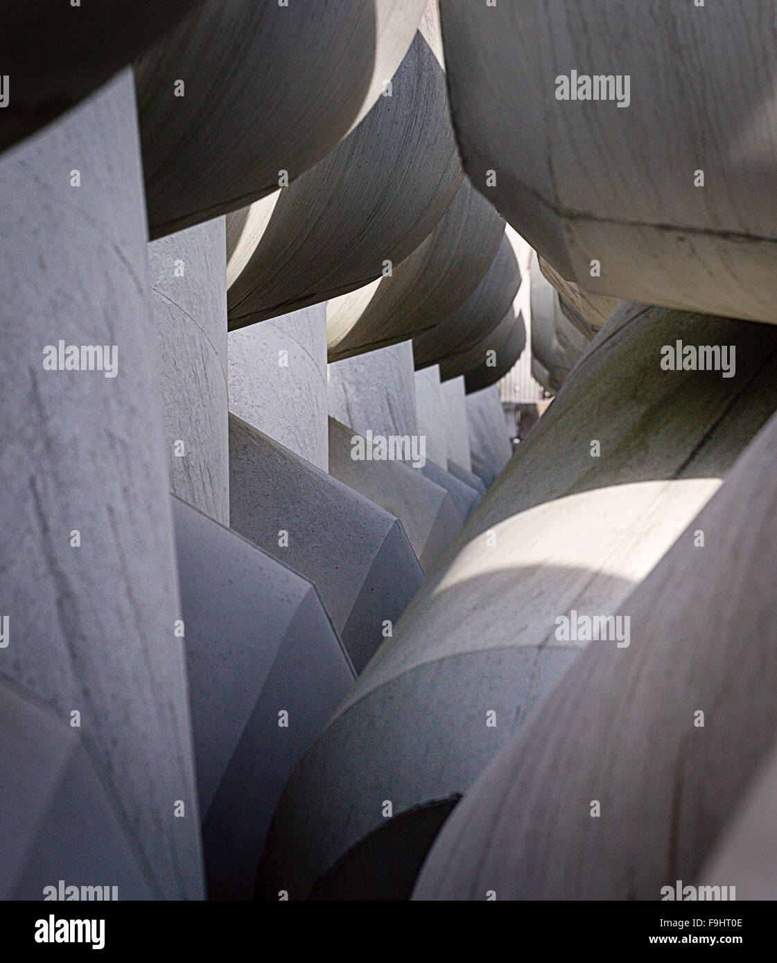 Fabbrica di cemento KOCHI GIAPPONE Foto Stock