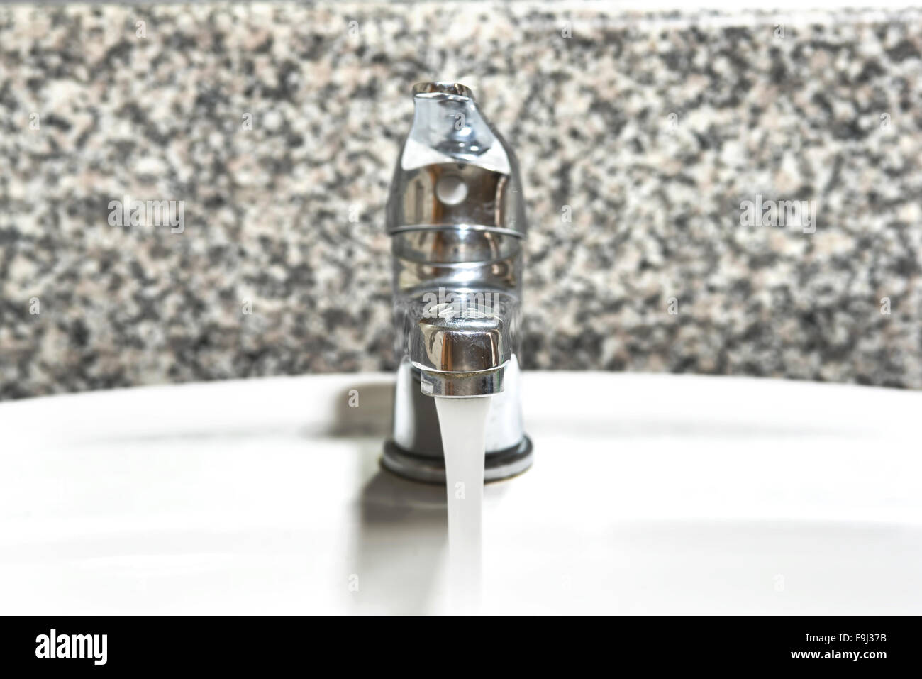 Rubinetto in bagno Foto Stock