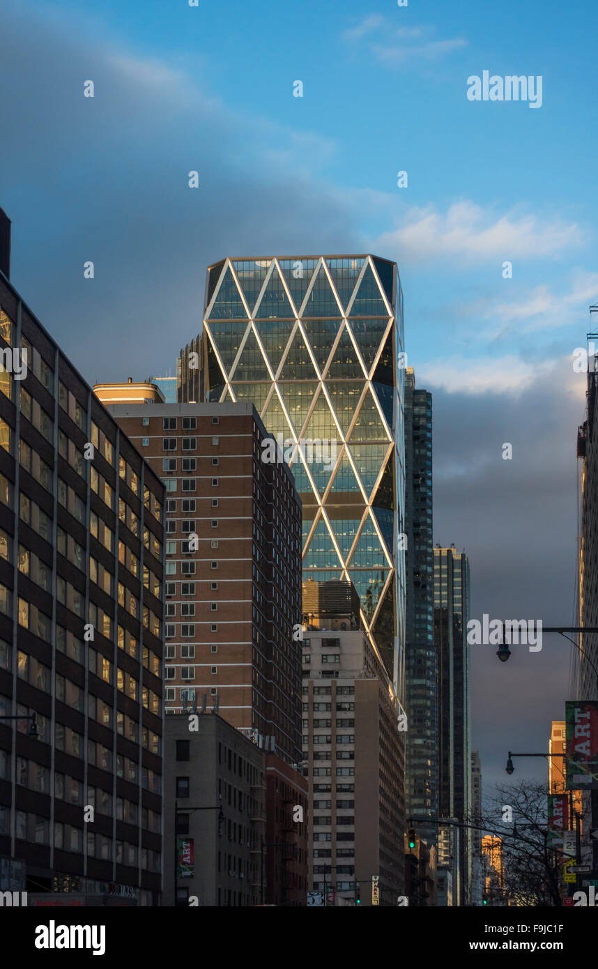 Hearst Tower, un moderno grattacielo a New York City Foto Stock