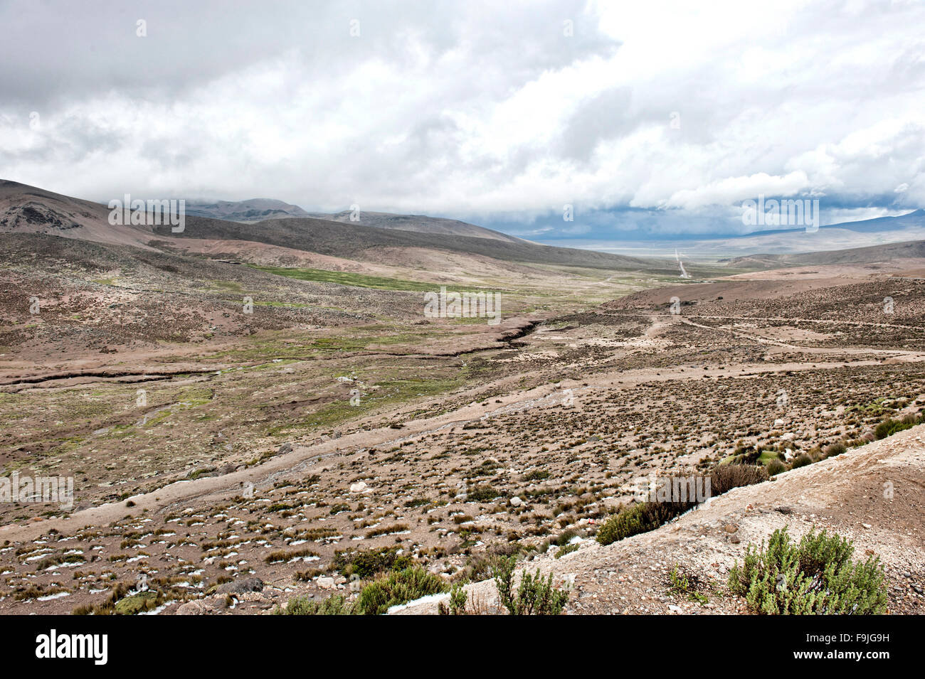 Green Mountain View Foto Stock