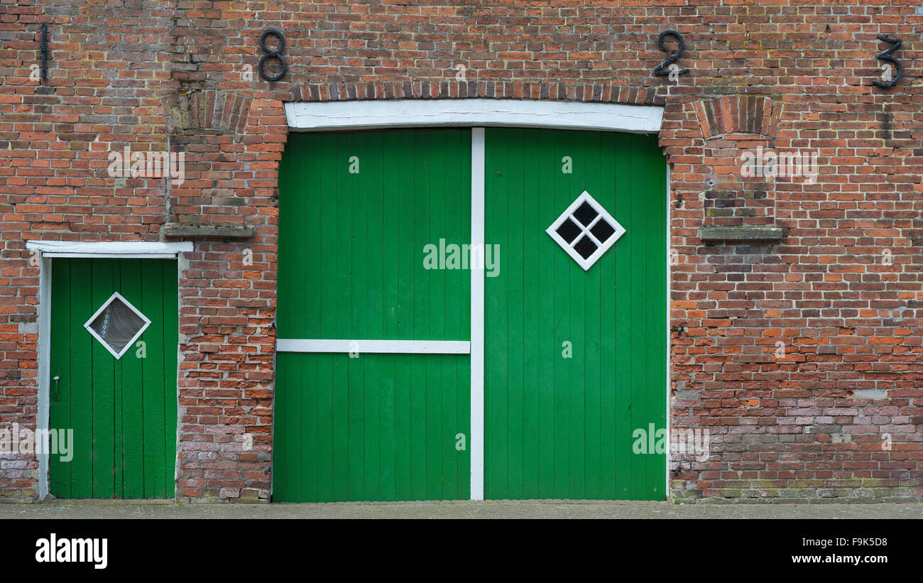Green Farm porte, ramsloh, saterland, cloppenburg distretto, Bassa Sassonia, Germania Foto Stock