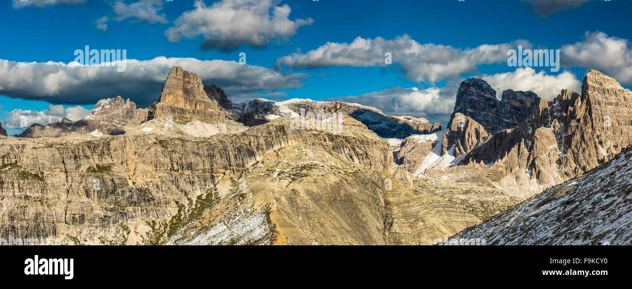 Alpi vista montagne Foto Stock