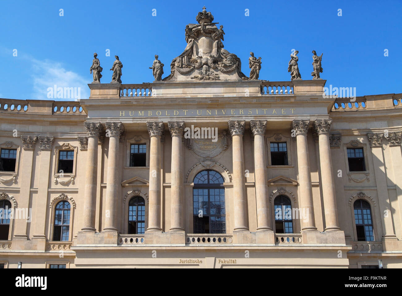 Alte Bibliothek di Humboldt Università facoltà di giurisprudenza a Berlino, Germania. Foto Stock