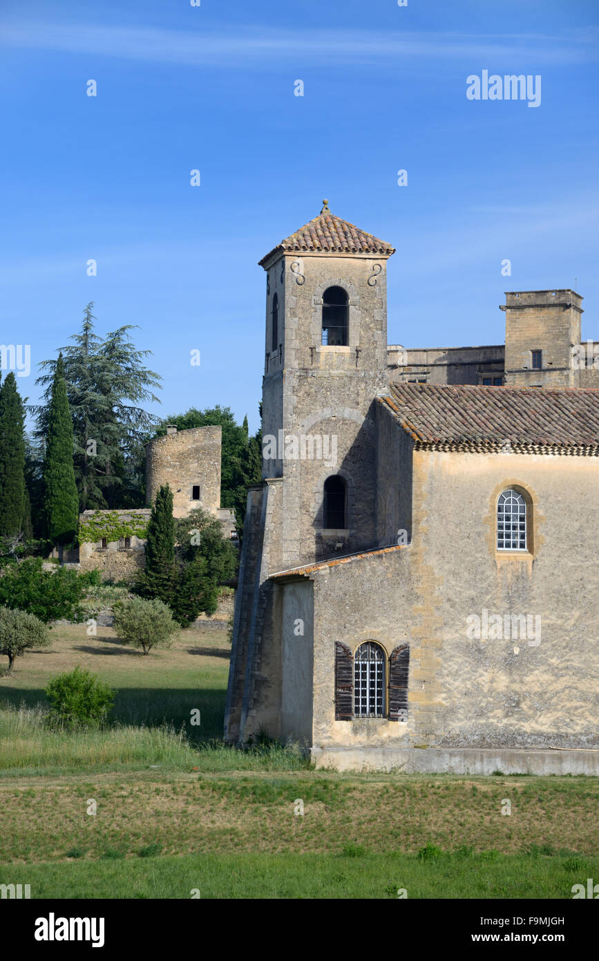 Chiesa protestante di Lourmarin Luberon Provence Francia Foto Stock