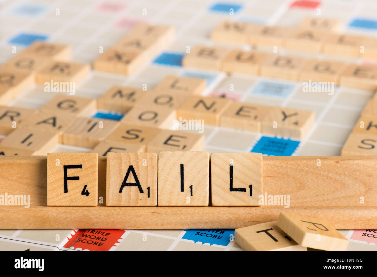 Scrabble - non Foto Stock