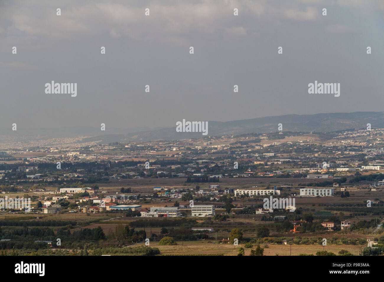 Vista della città di Salonicco in Grecia Foto Stock