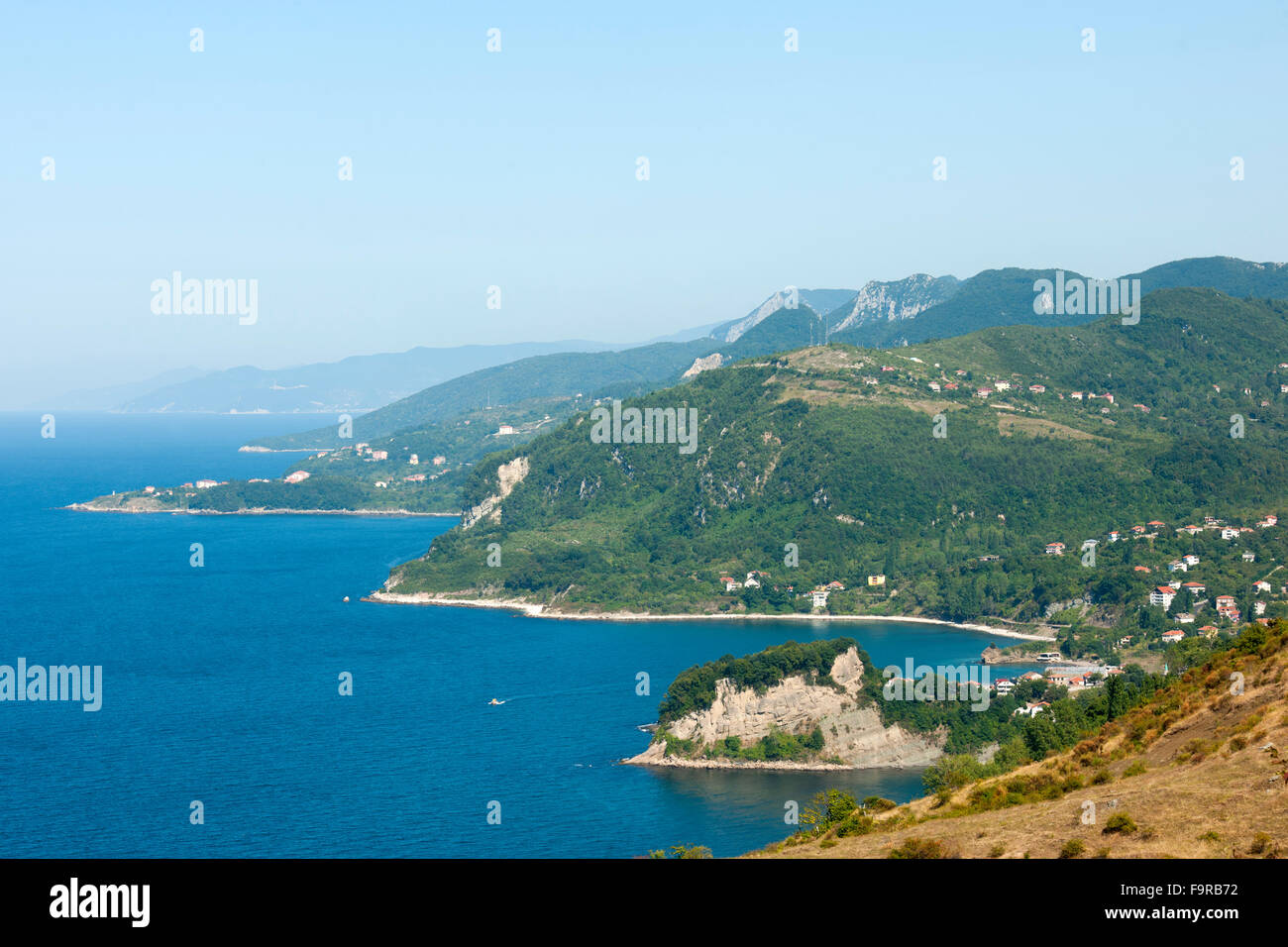 Türkei, westliche Schwarzmeerküste, östllich von Kurucasile Foto Stock