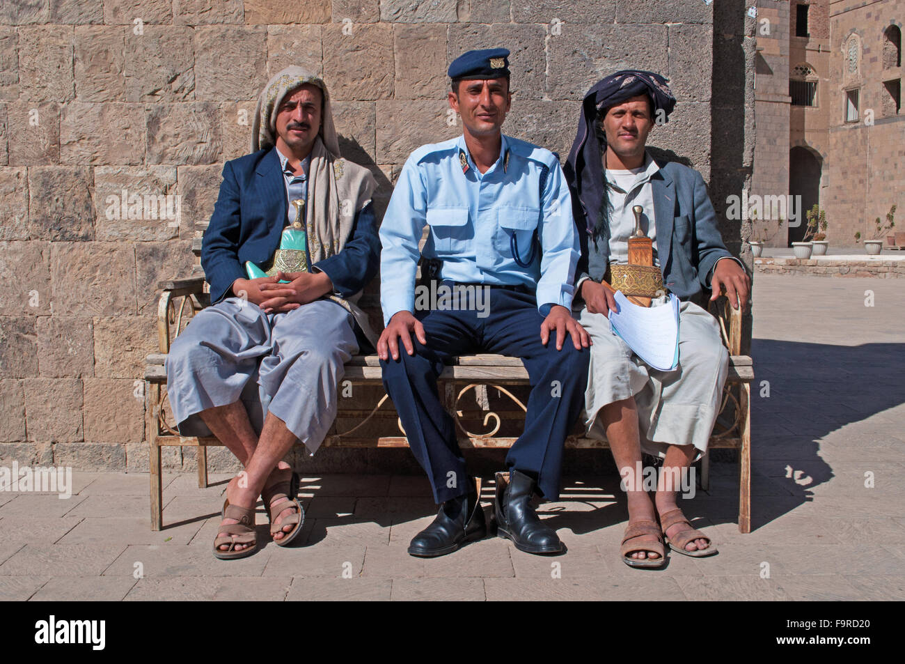 La città vecchia di Sana'a, il più antico abitato continuamente e popolosa città nel mondo, Yemen, Patrimonio Mondiale dell Unesco Foto Stock