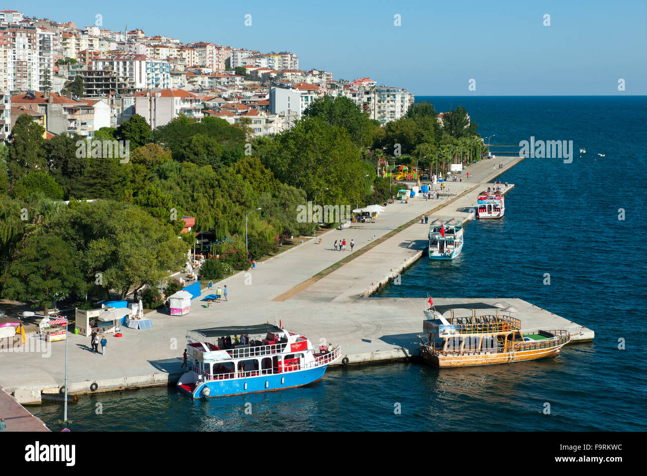 Türkei, westliche Schwarzmeerküste, Sinop, Stadtansicht Foto Stock