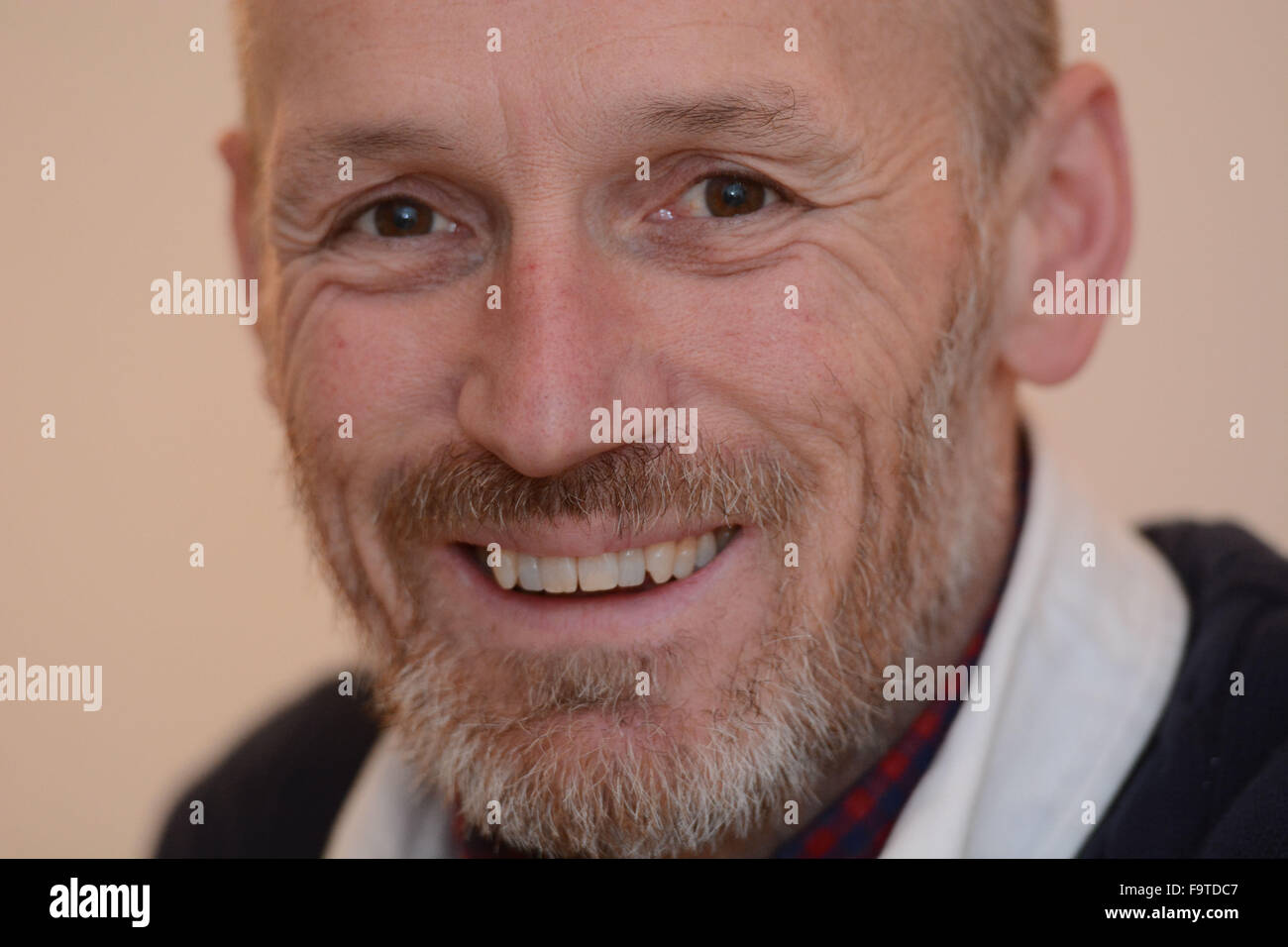 Mark Cross è il marito di Katy Hopkins nella sua casa a Exeter ,devon. Foto Stock