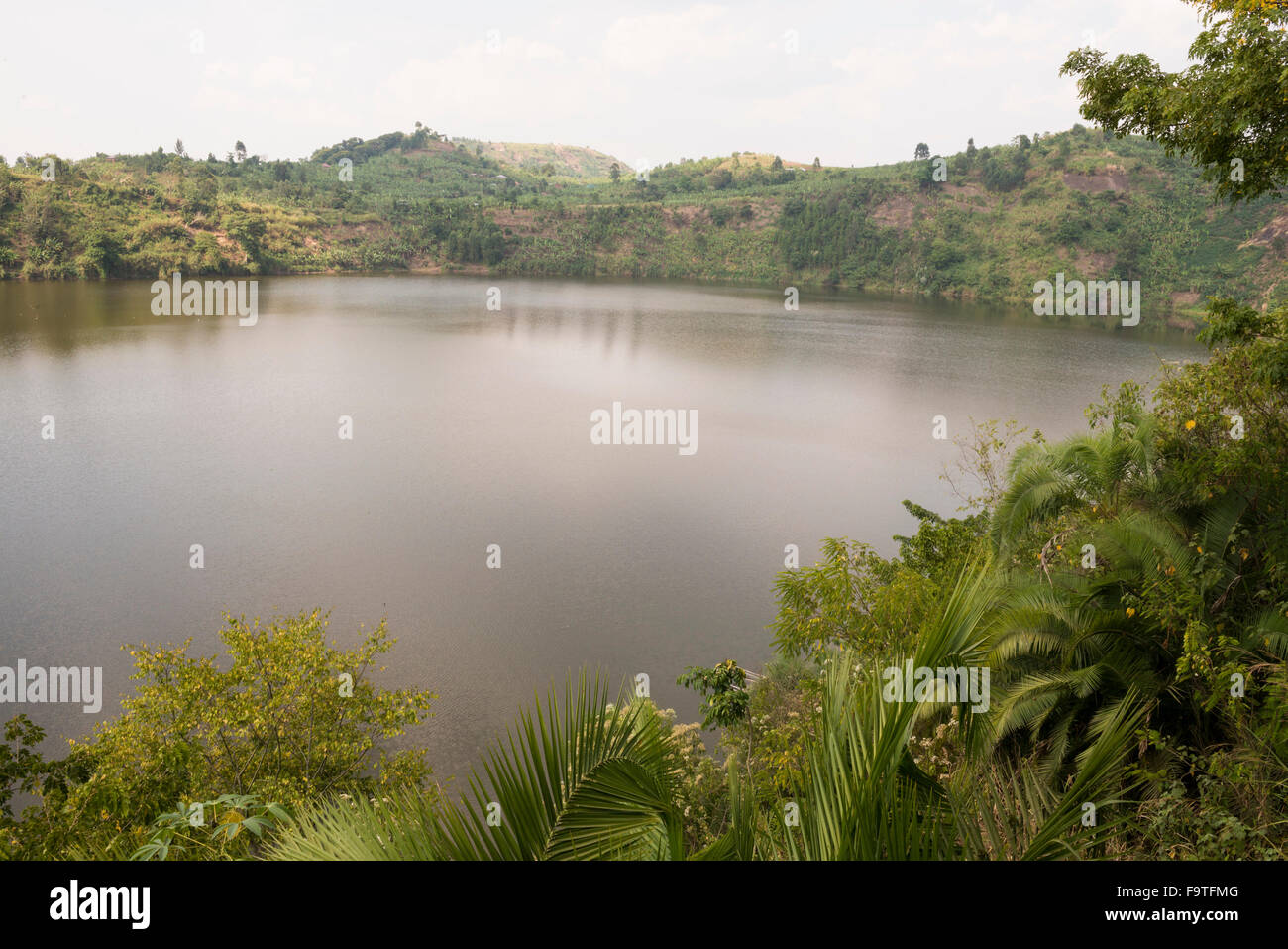 Lago Kamweru, Rubirizi, Uganda Foto Stock