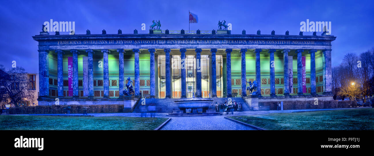 Altes Museum di Berlino, Mitte, Germania. Foto Stock