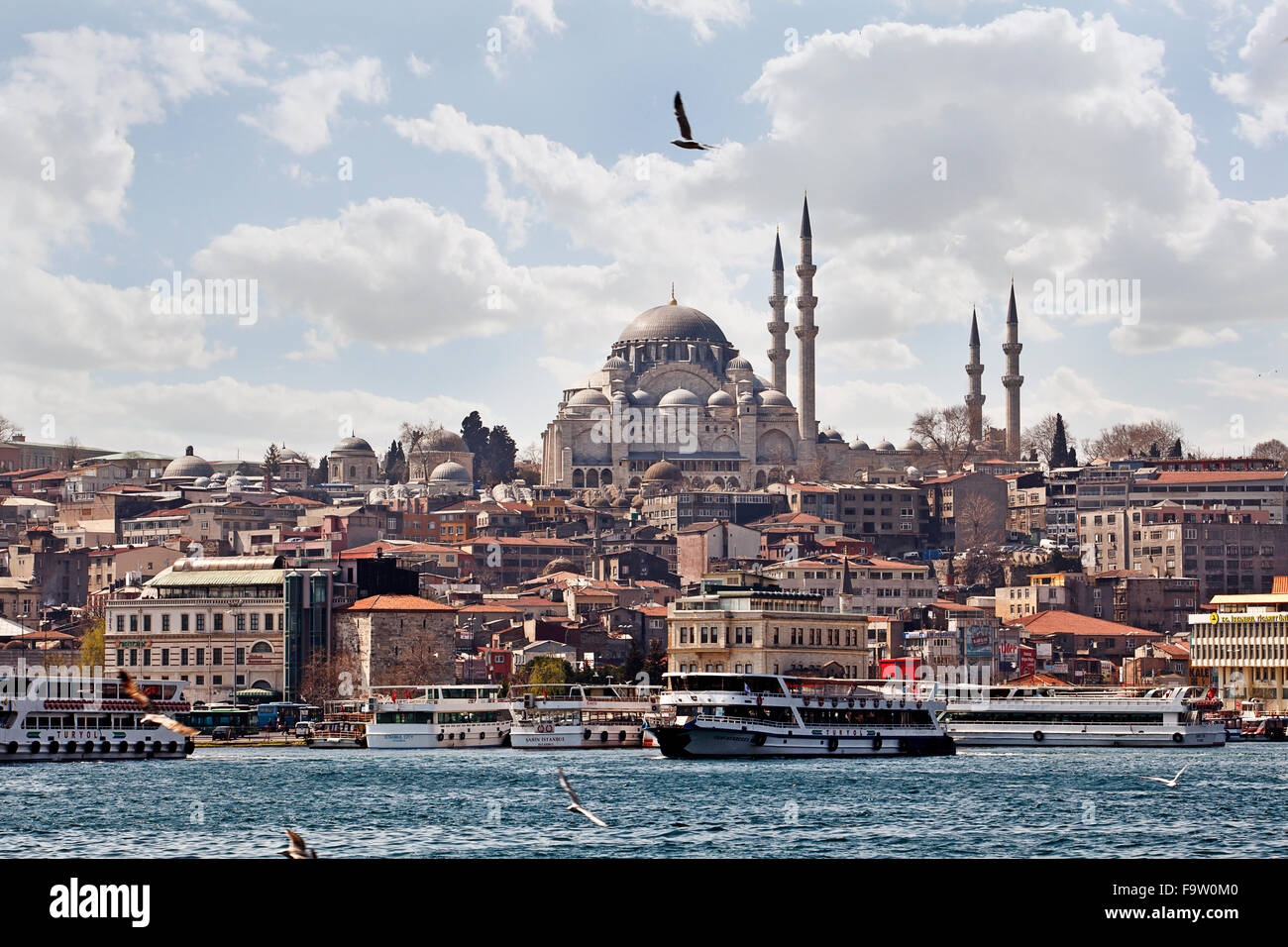 La Moschea di Suleymaniye - Istanbul Foto Stock