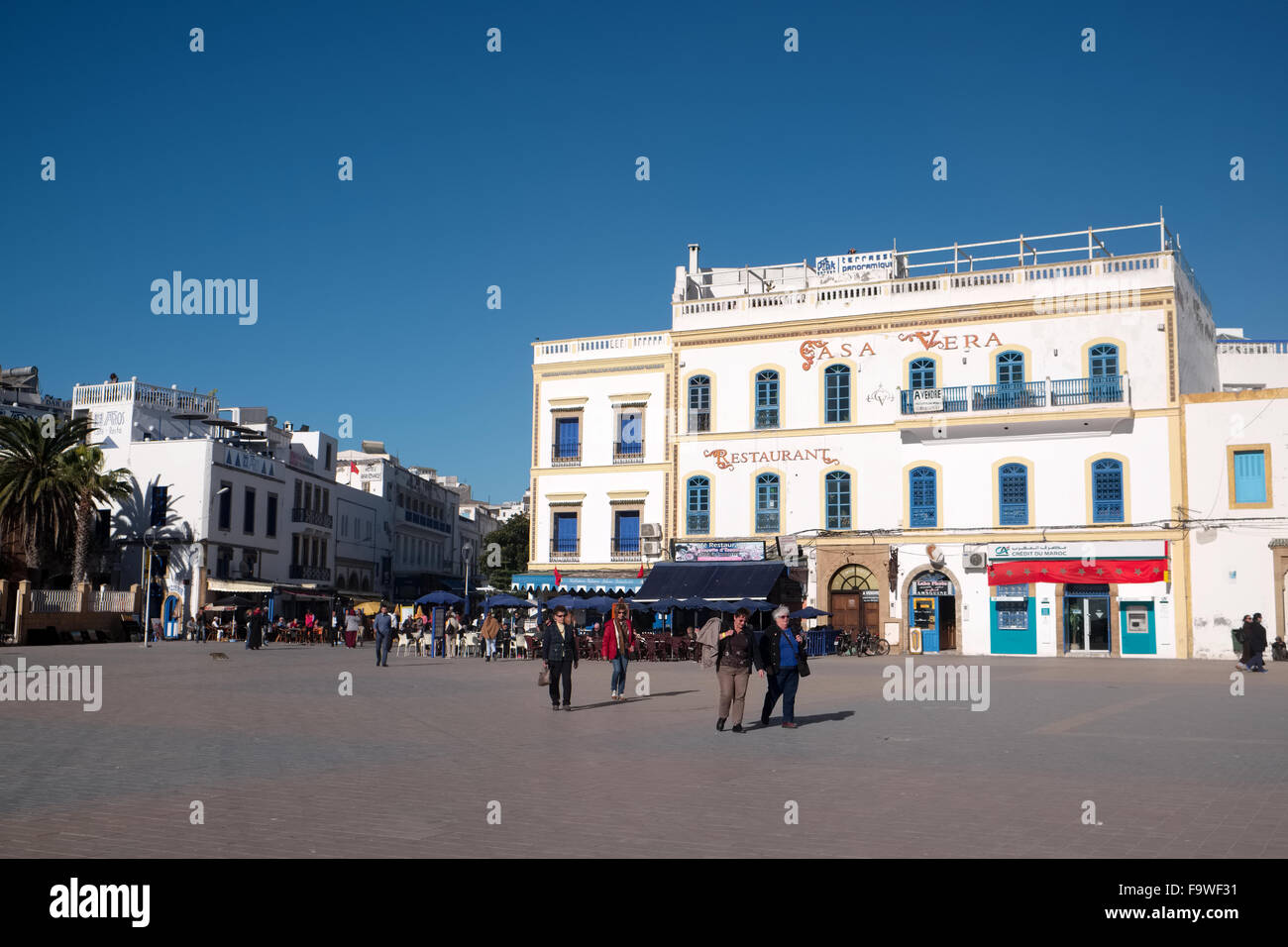 Place Moulay Hassan a Essaouira Mogador in Marocco Foto Stock