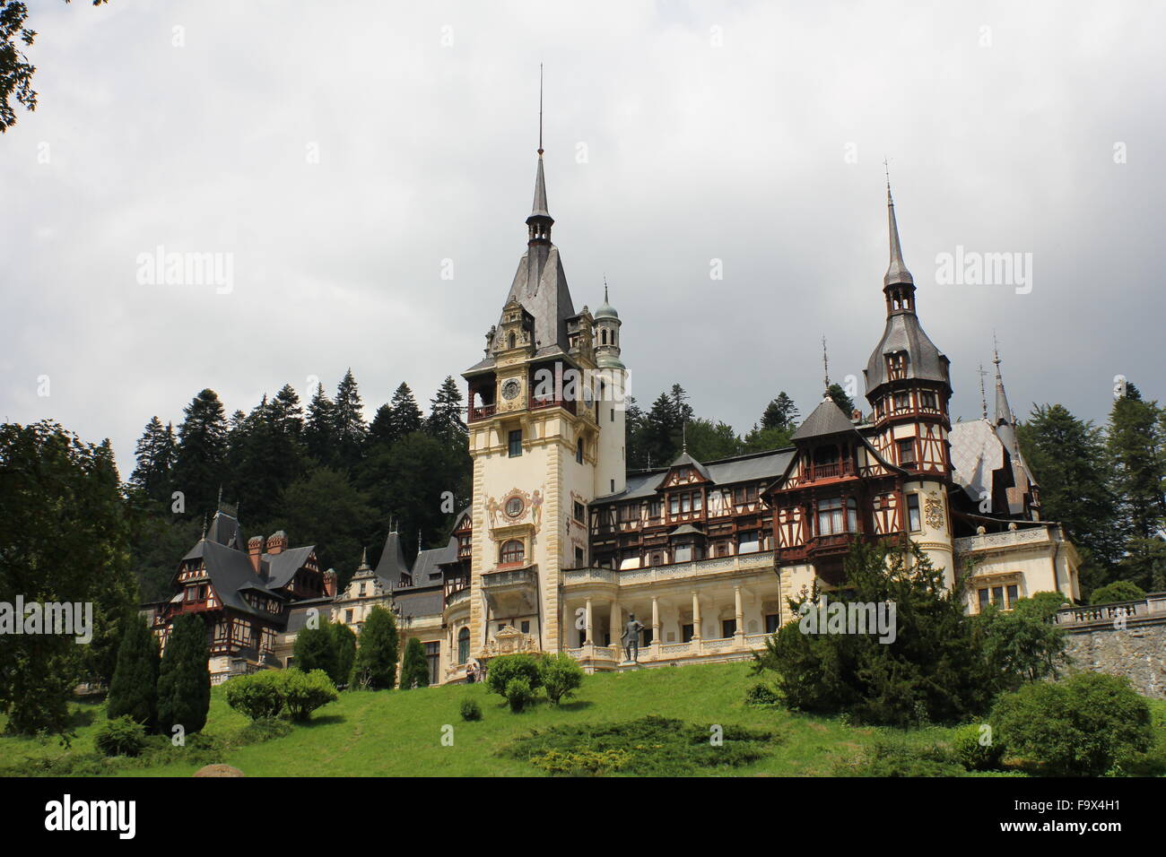 Il Castello di Peles, Romania Foto Stock