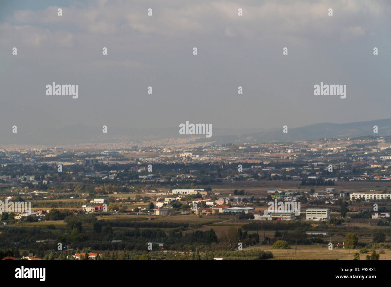 Vista della città di Salonicco in Grecia Foto Stock