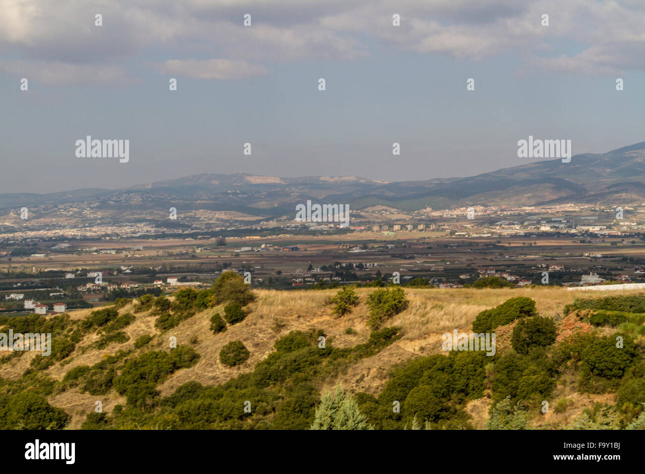 Vista della città di Salonicco in Grecia Foto Stock