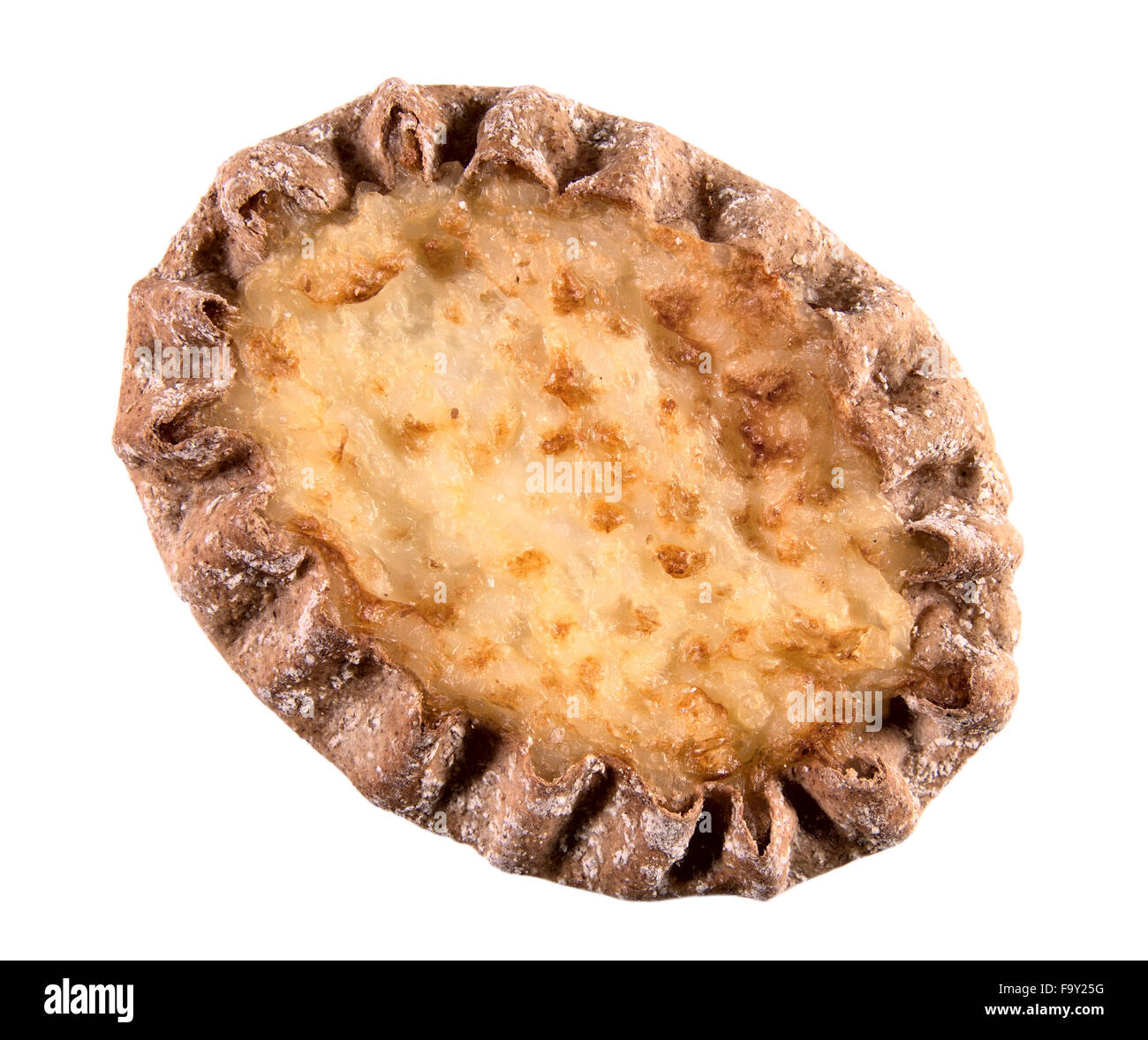 Karelian torta di riso con il riempimento Foto Stock