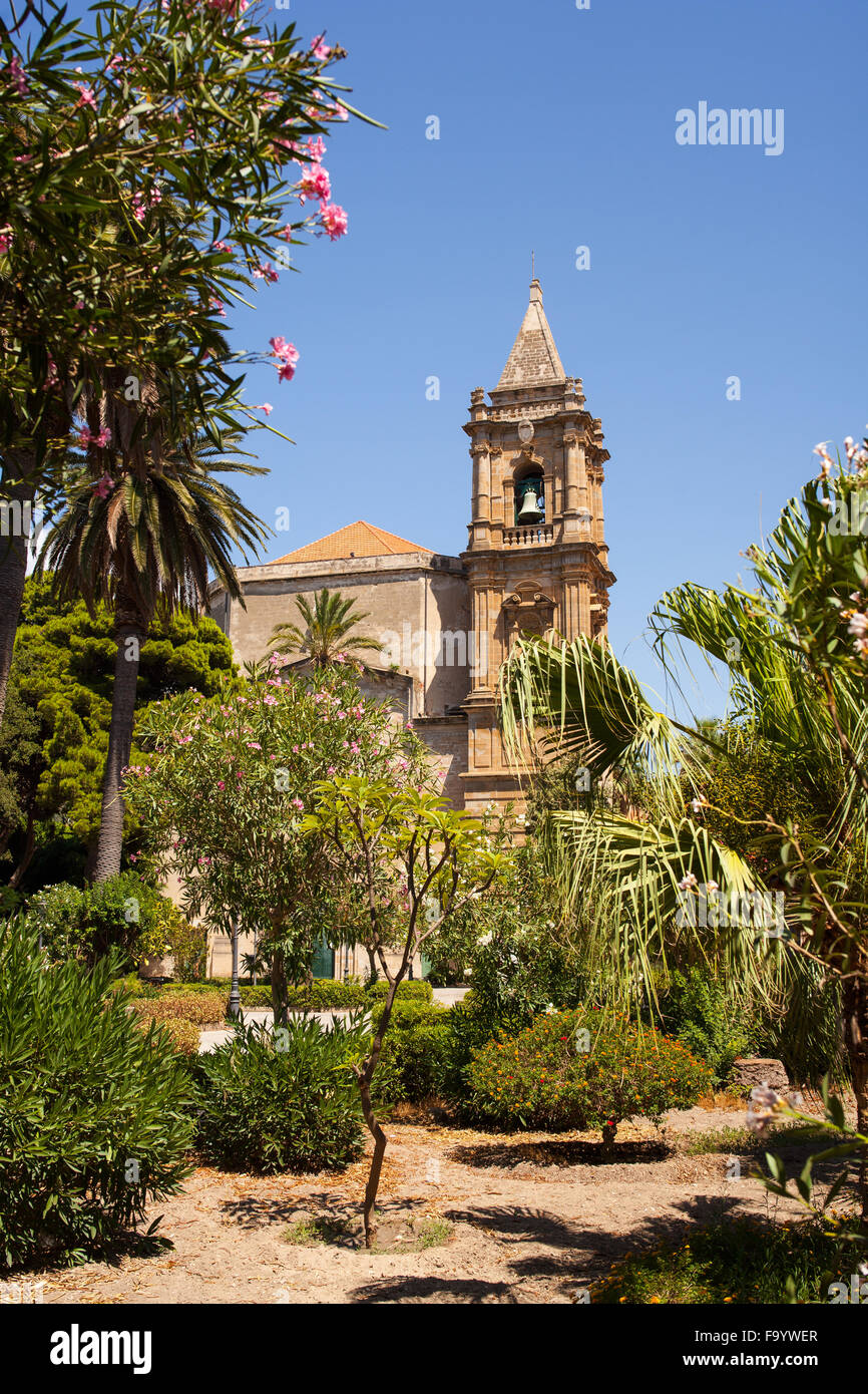 Il Basilica-Sanctuary of Maria Santissima Annunziata, detta Madonna di Trapani Foto Stock