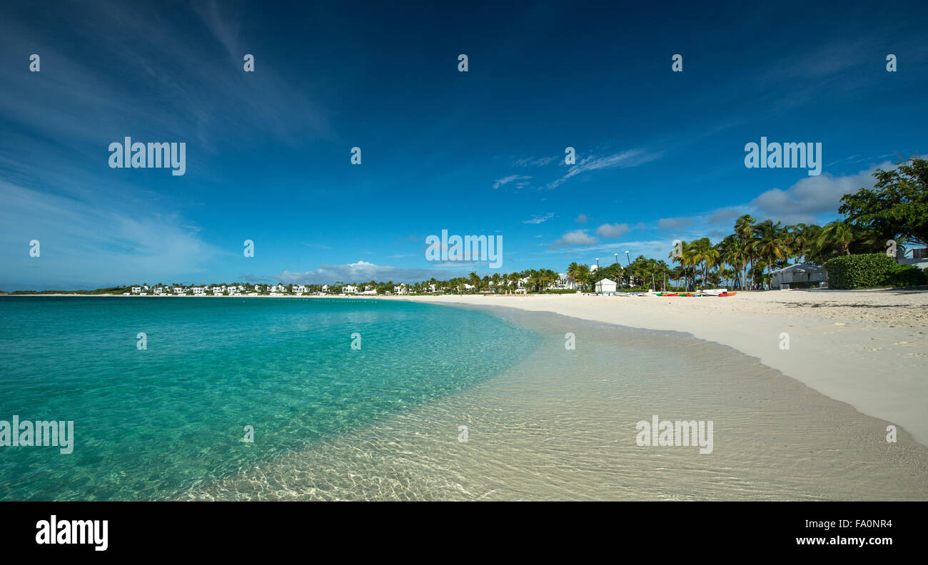 Maundays Bay, Anguilla, inglese West Indies Foto Stock