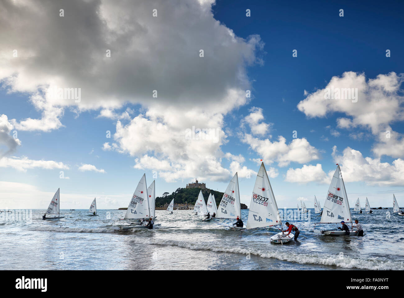 Dinghy racing campionati nazionali 2015 Foto Stock