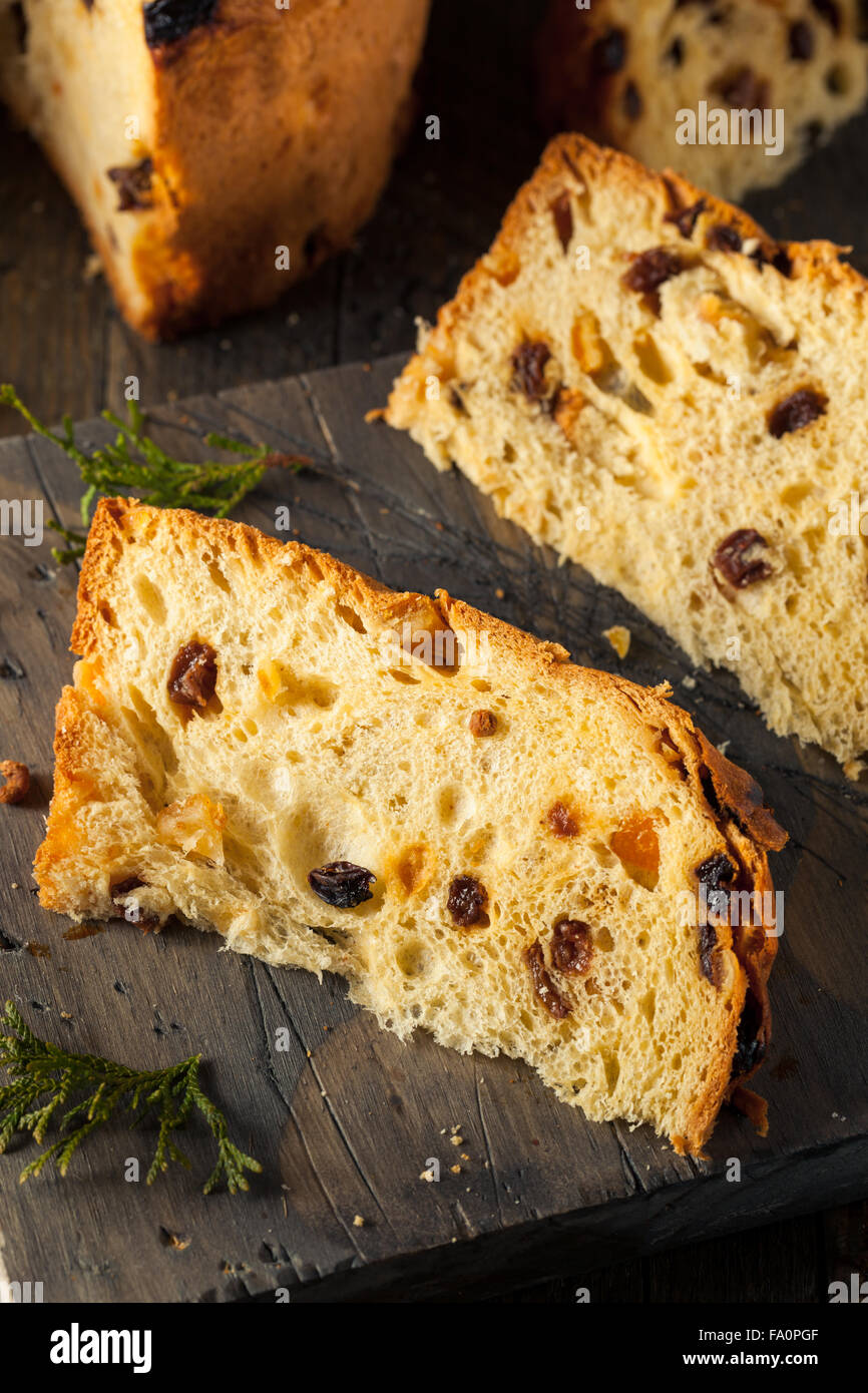 In casa natale anche il panettone pane con frutta Foto Stock