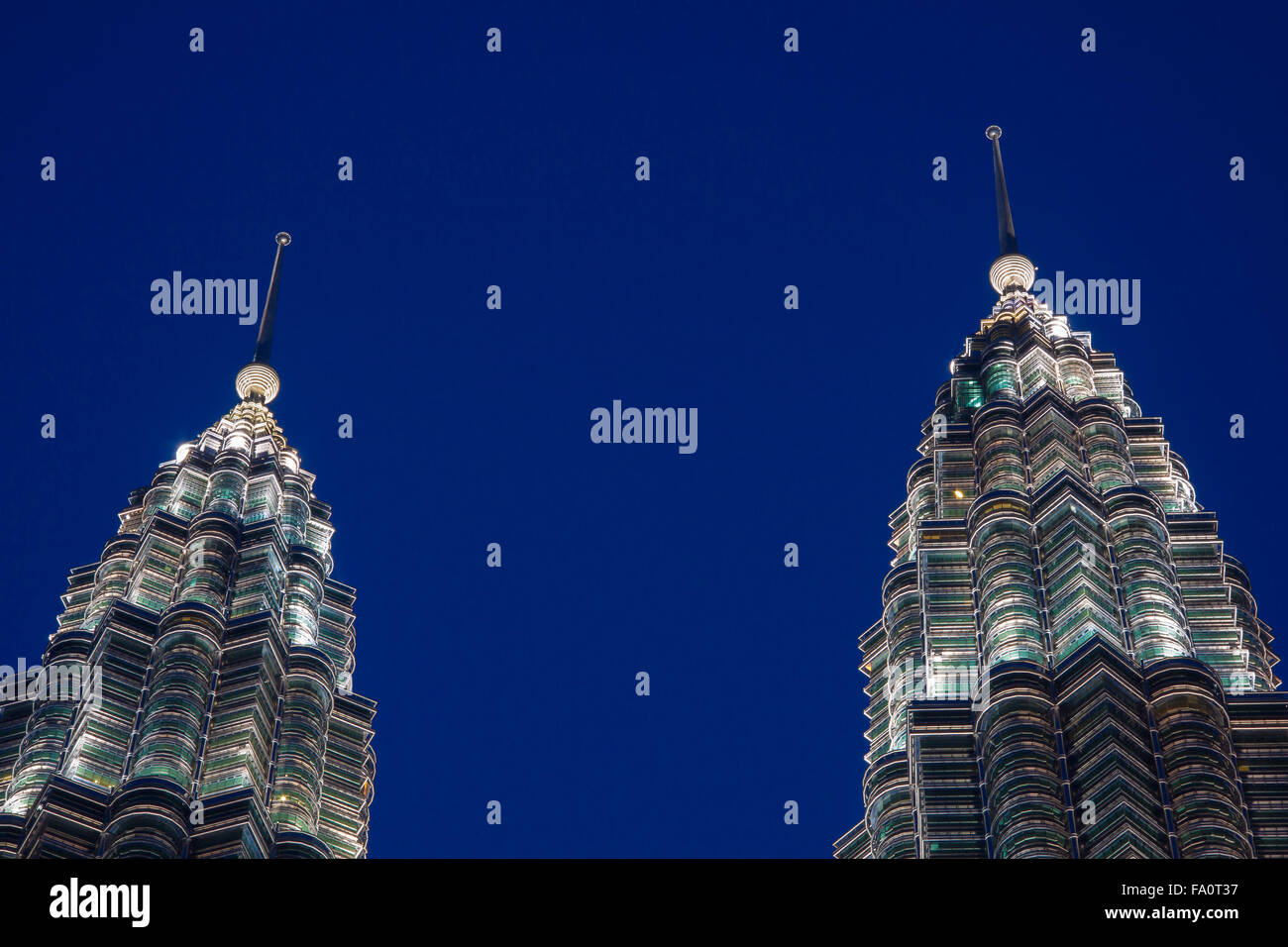 Petronas sono tra i più alti di due edifici gemelli nel mondo 451.9 (M) Foto Stock