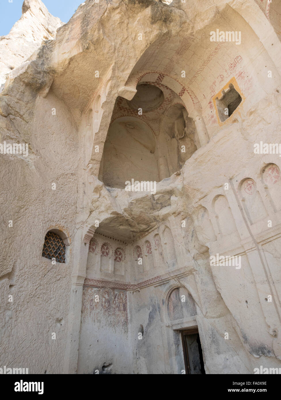 La Chiesa Oscura, Cappadocia Open Air Museum, Goreme, Cappadocia, Anatolia centrale, Turchia. Foto Stock