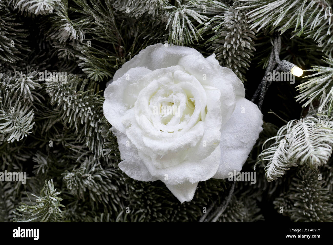 Le decorazioni di Natale Foto Stock