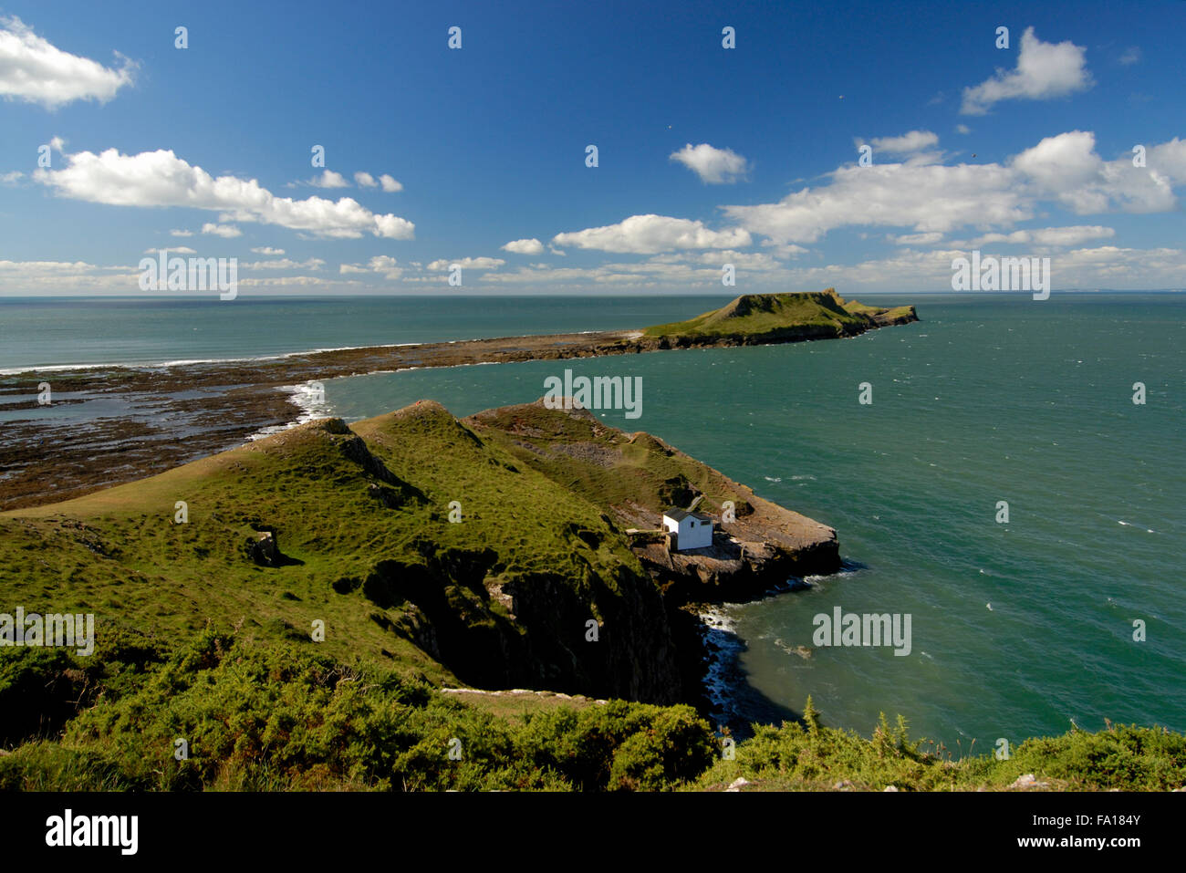 Rhosili, Worm testa su Gower Galles del Sud Foto Stock