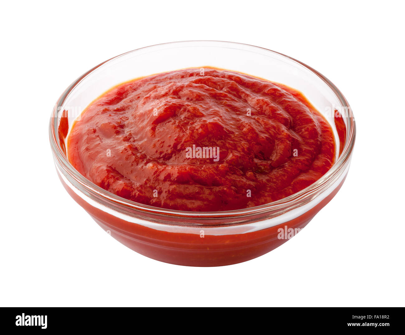 Salsa cocktail in una ciotola di vetro Foto Stock