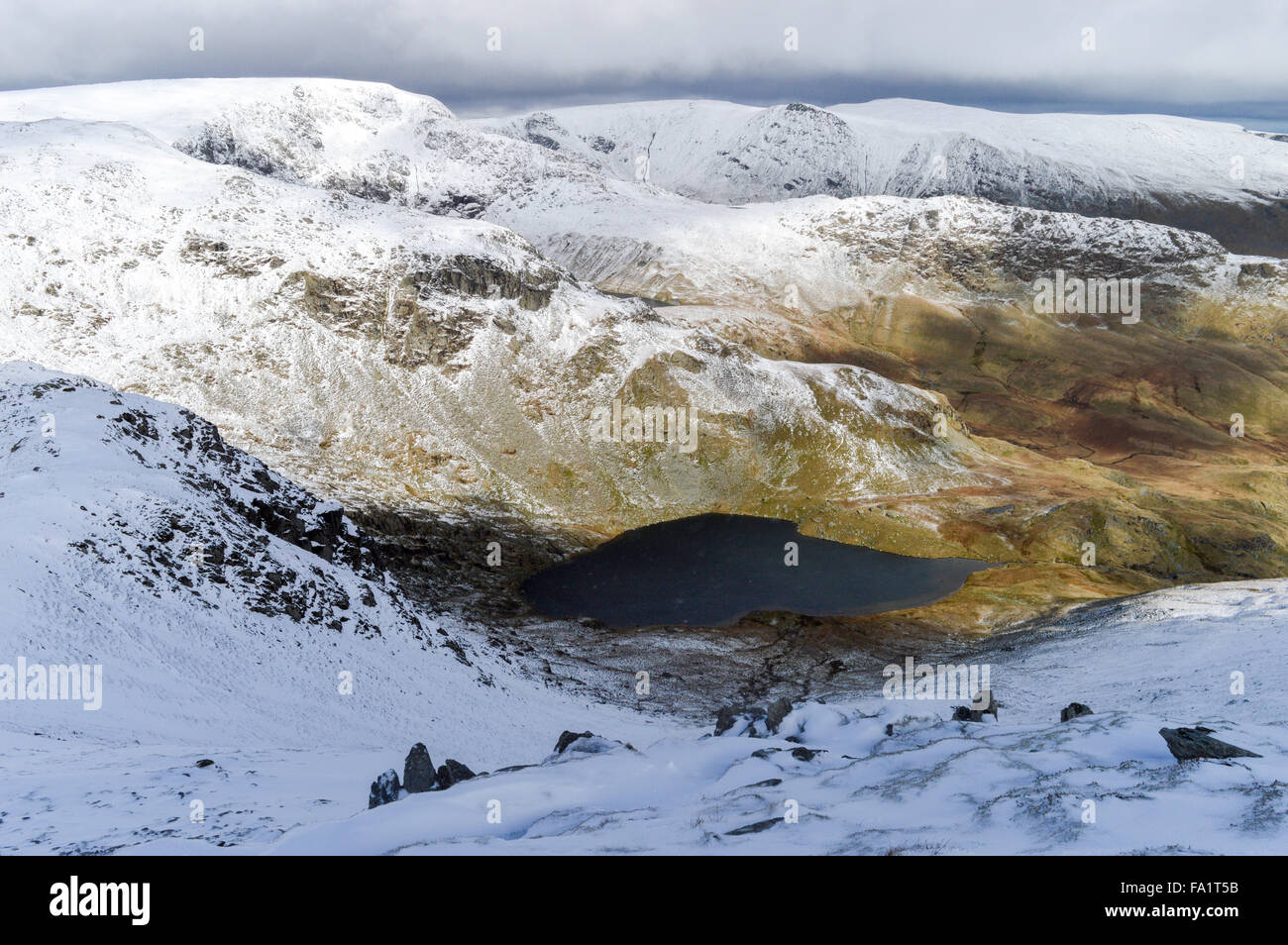 Da Harter cadde Mardale, cercando di seguito troppo piccola di acqua e di fronte alla High Street Foto Stock