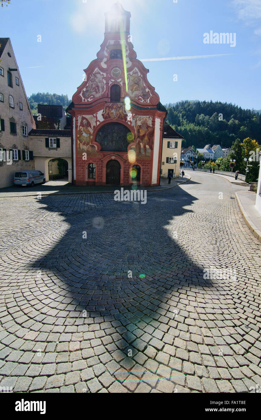 Abbazia di San Mang presso la Città Vecchia a Fussen, Germania Foto Stock
