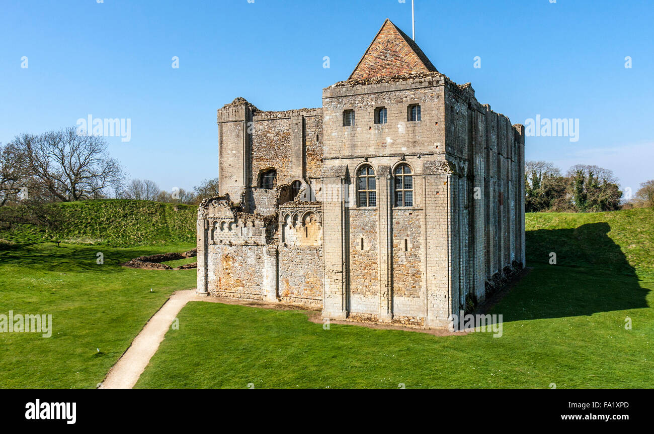 Castle Rising Norfolk Foto Stock