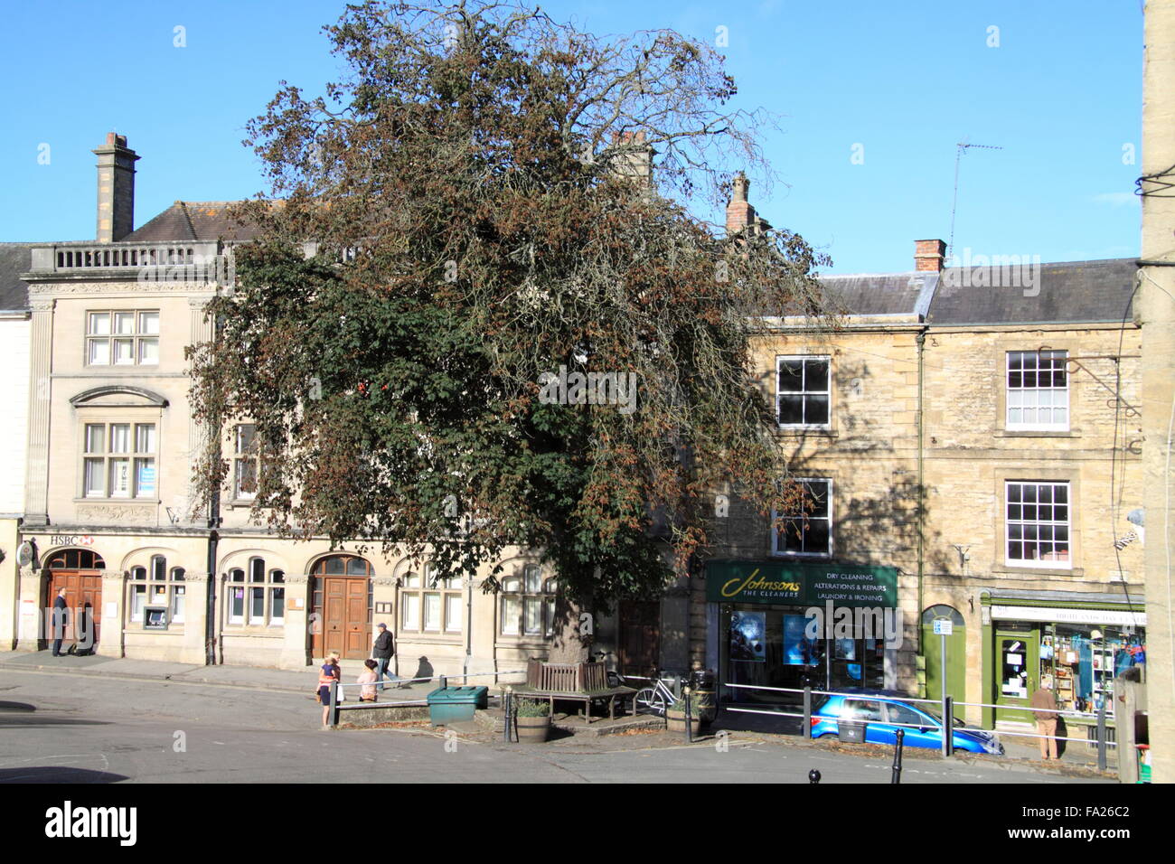 Market Street Chipping Norton Foto Stock
