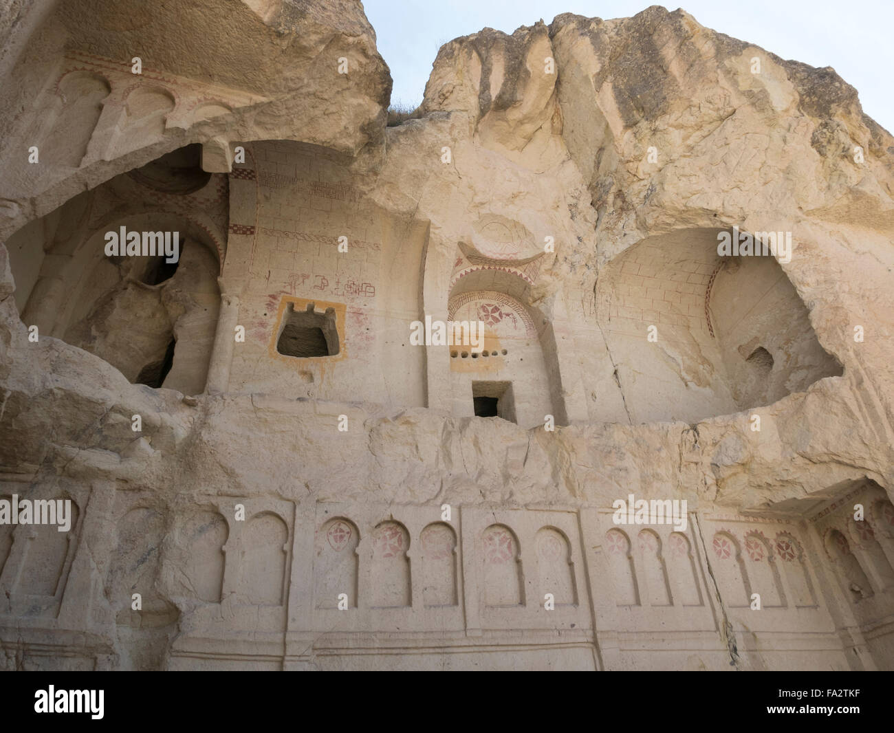 La Chiesa Oscura, Cappadocia Open Air Museum, Goreme, Cappadocia, Anatolia centrale, Turchia. Foto Stock