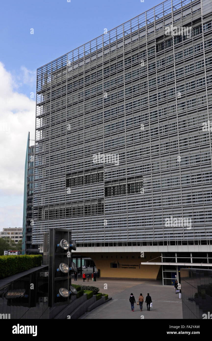 Commissione europea,edificio Berlaymont,Bruxelles,Belgio,Lucien De Vattell architetto Foto Stock