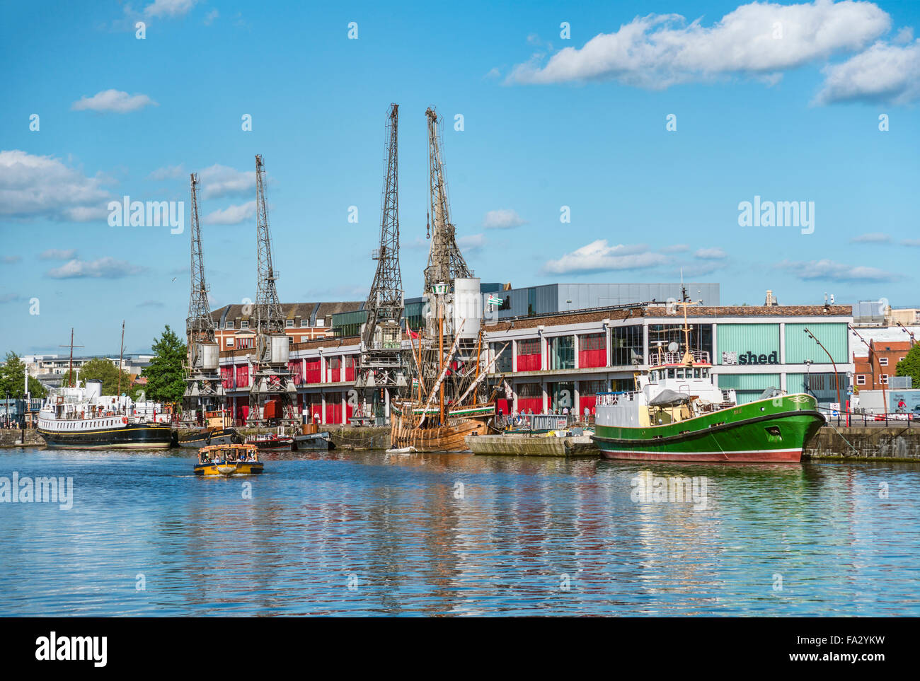M-Shed, un museo della vita di Bristol al Porto galleggiante, Somerset, Inghilterra Foto Stock