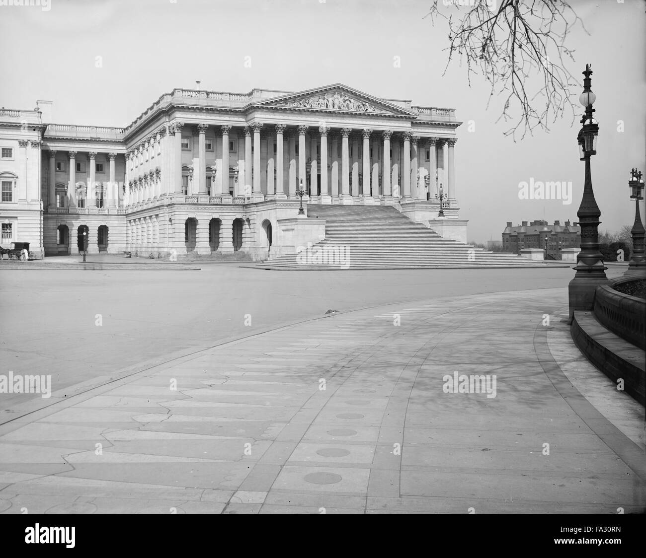 Ala del senato, U.S. Capitol Building, Washington D.C., USA, circa 1905 Foto Stock