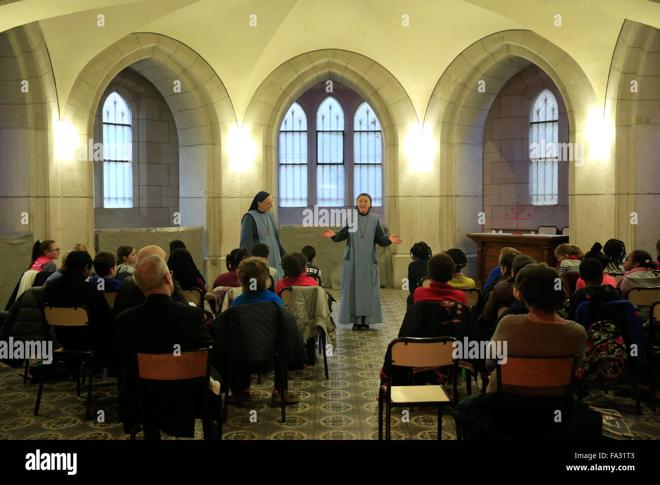 Bibbia cattolica scuola. Foto Stock